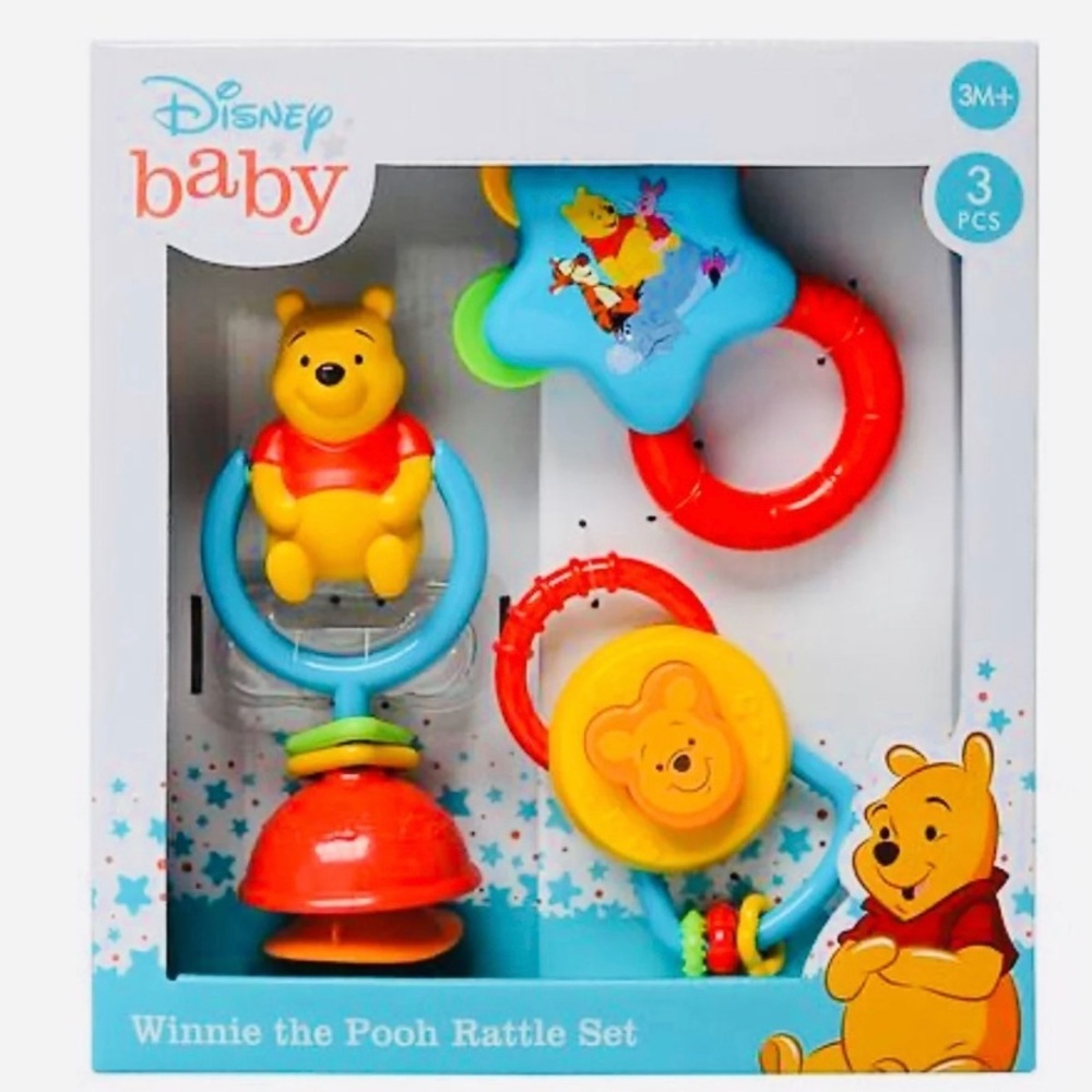 Disney Winnie the Pooh rattle set